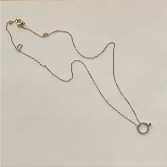 Sterling Silver and Ruby Necklace - Picture 3 of 5